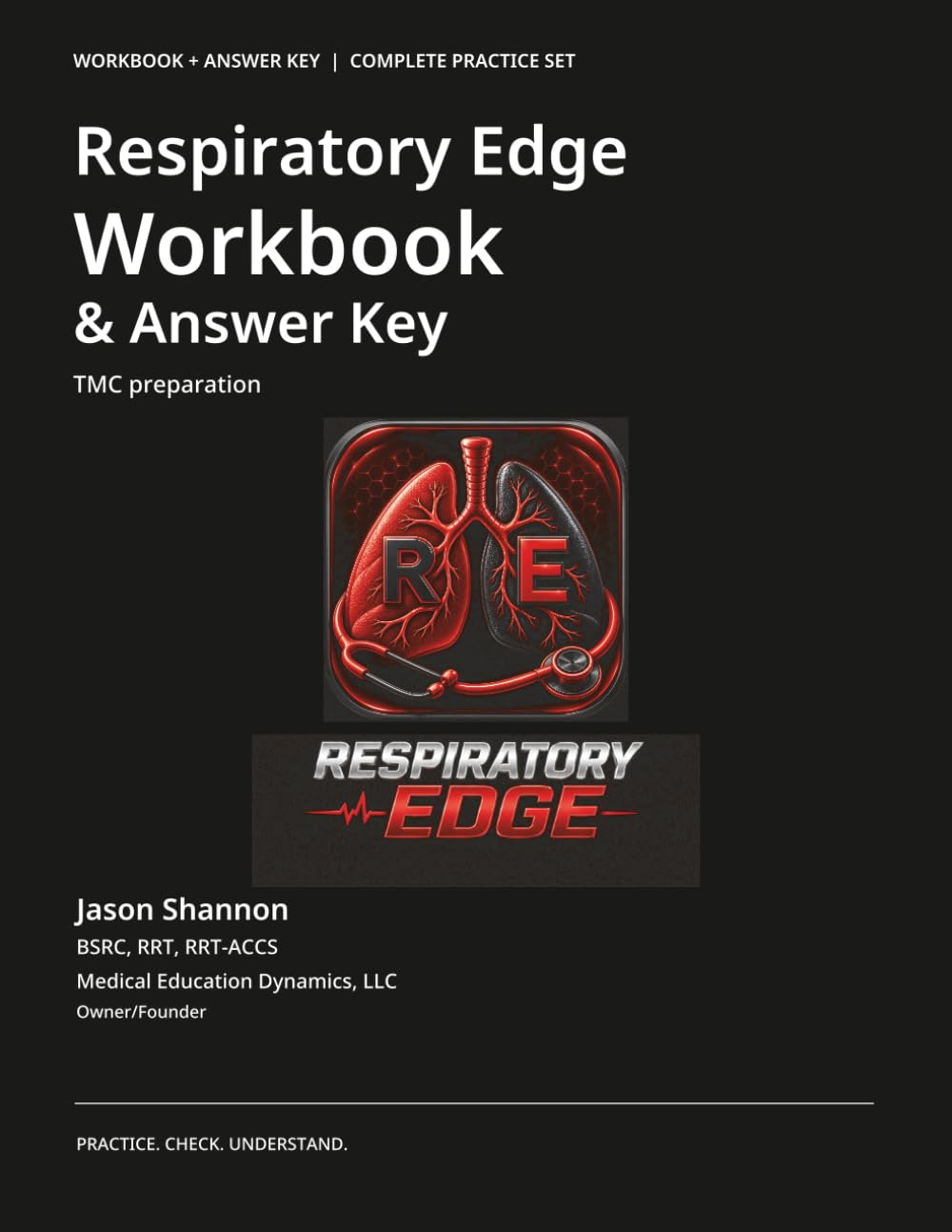 Respiratory Edge Workbook & Answer Key: TMC Preparation cover